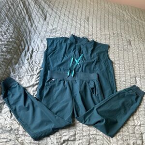 Fig acrub set caribbean blue green small size